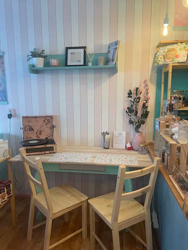 Kavárna a palačinkárna Duhový Jednorožec - Posezení